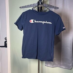 Champion Dark Blue Crewneck Tee